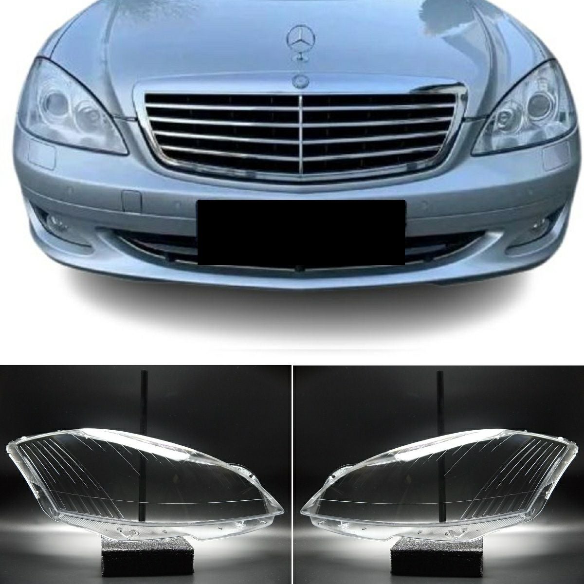 W221 ヘッドライトレンズ 前期 Sクラス メルセデス・ベンツ