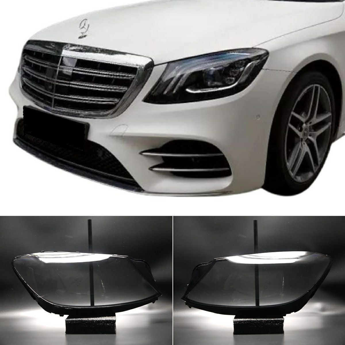 W222 ヘッドライトレンズ 後期 Sクラス メルセデス・ベンツ