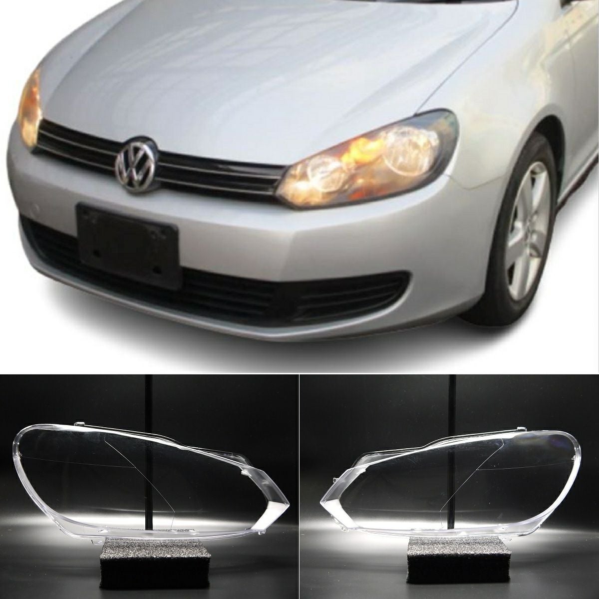 ゴルフ6 ヘッドライトレンズ VW フォルクスワーゲン