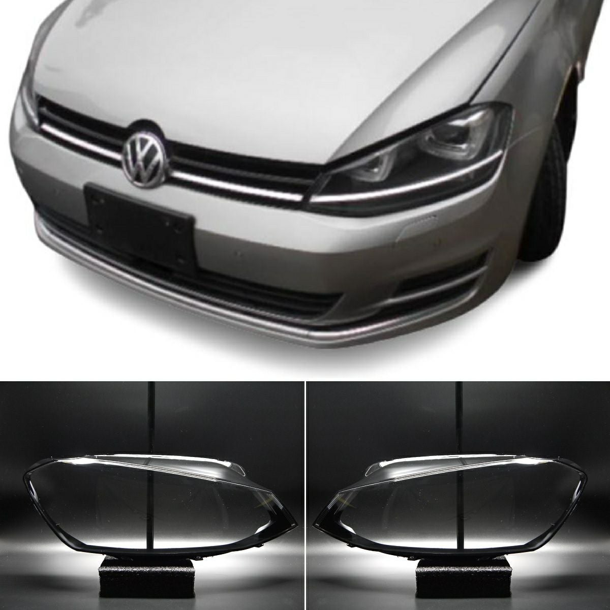 ゴルフ7 ヘッドライトレンズ VW フォルクスワーゲン